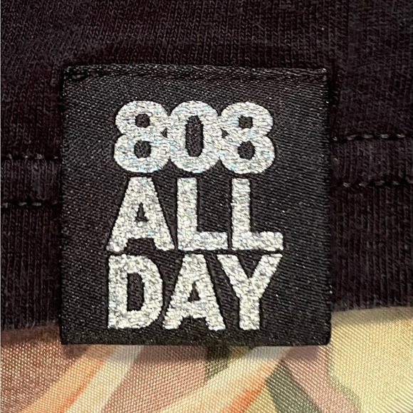 808 All Day Logo Good Vibes T-Shirt Adult Size Large - Picture 7 of 9